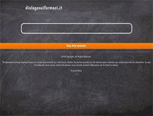 Tablet Screenshot of dialogosuifarmaci.it